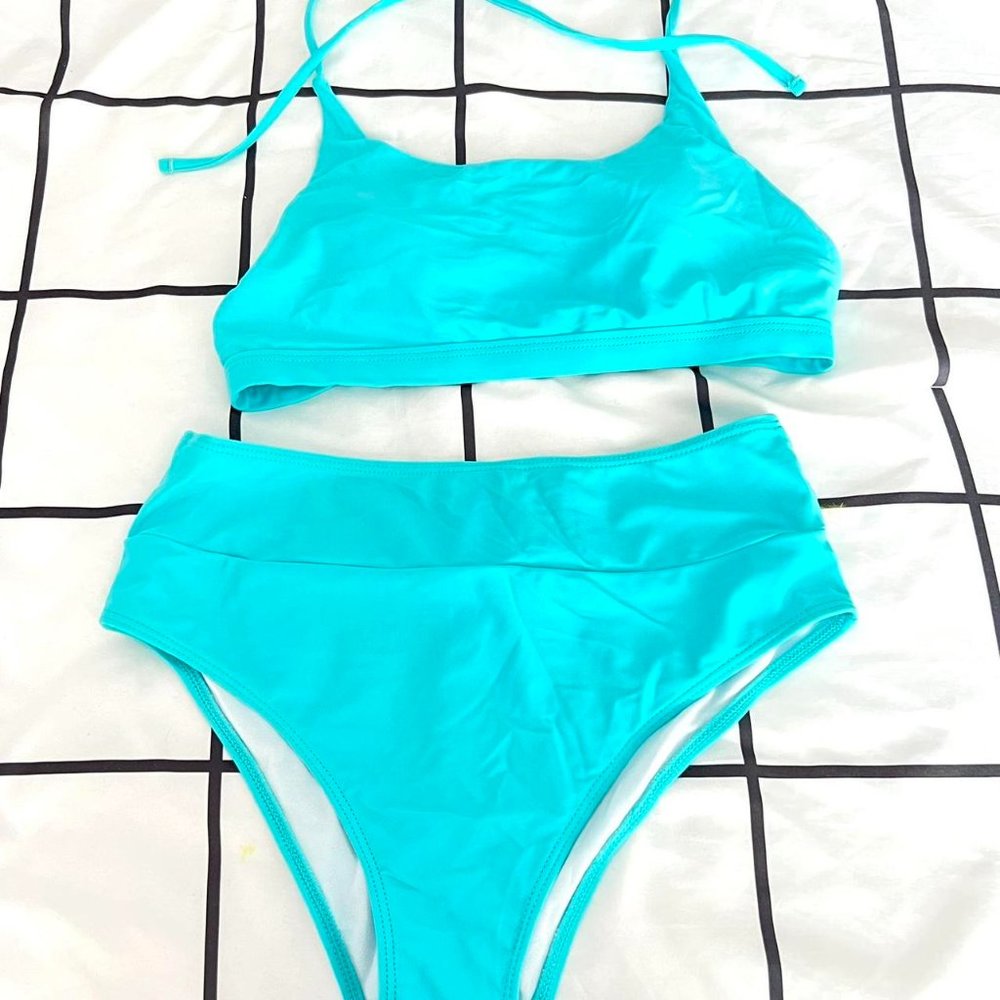 Bright Blue Bikini Set